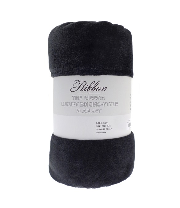 Eskimo-style blanket – Black