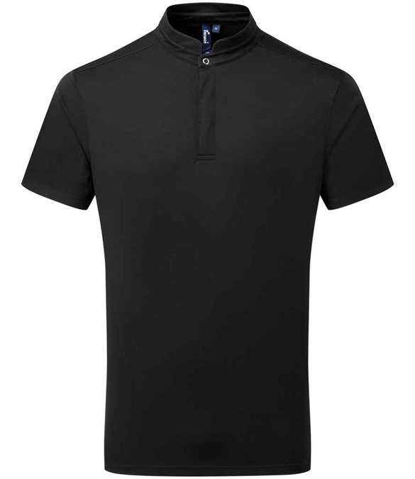 Premier Essential Coolchecker Short Sleeve Chef's Shirt – Black