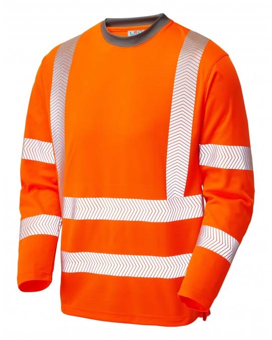 CAPSTONE Leo EcoViz Performance+ Sleeved T-Shirt – HV ORANGE
