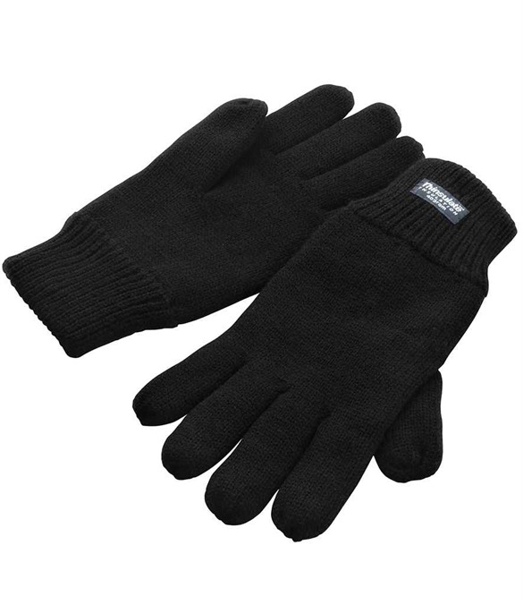 Result Classic Lined Thinsulate Gloves – Black