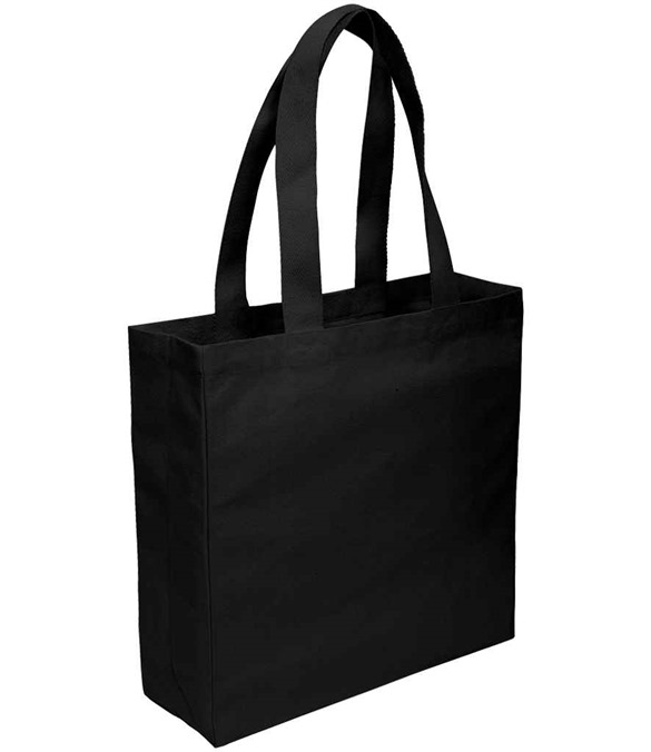 Brand Lab Everyday Square Canvas Tote Bag – Black