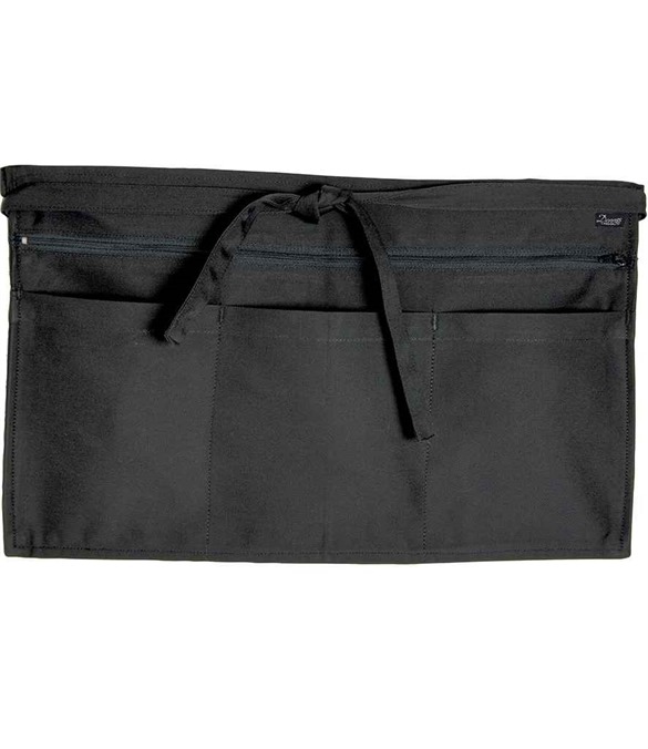 Dennys Zip Pocket Apron – Black