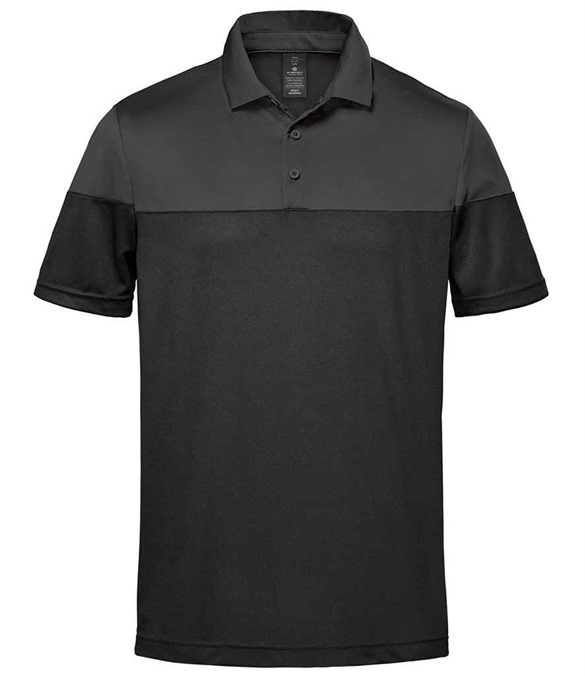 Stormetch Monterey Two-Tone Polo Shirt – Granite/Black