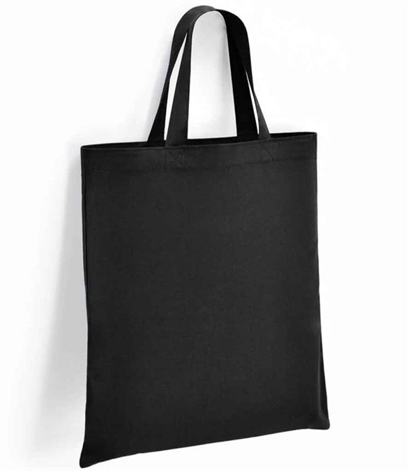 Brand Lab Cotton Short Handle Shopper – Black