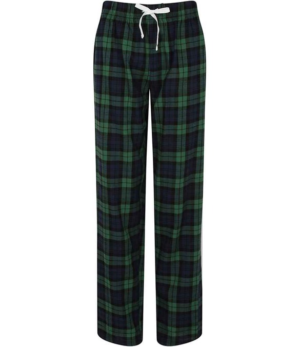 SF Clothing Ladies Tartan Lounge Pants – Navy/Green