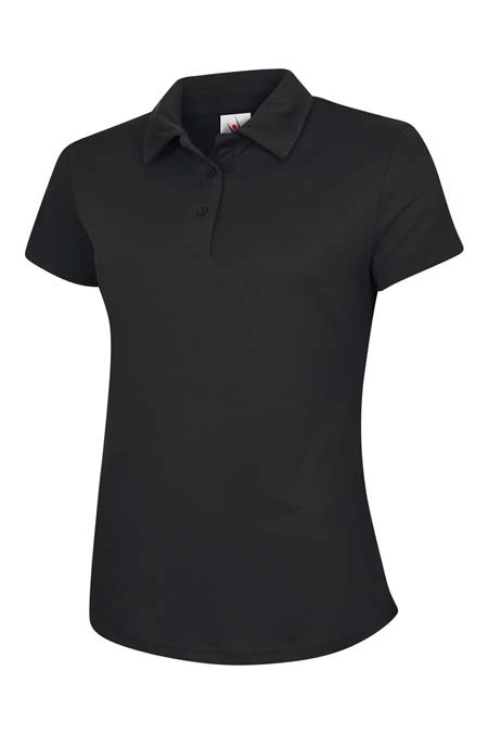 Ladies Ultra Cool Poloshirt – Black