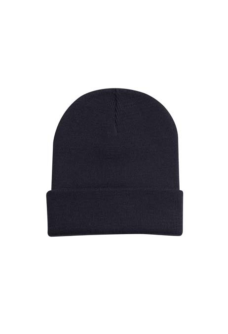 Heavyweight Cuffed Beanie – Black