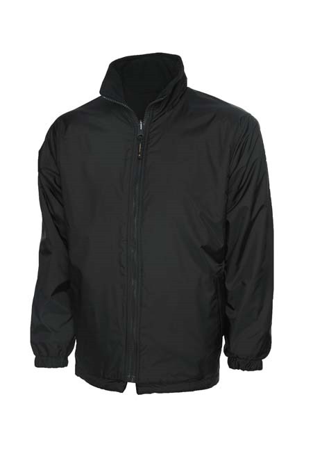 Childrens Reversible Fleece Jacket – Black