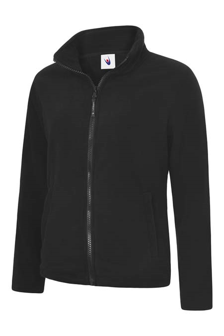 Ladies Classic Full Zip Fleece Jacket – Black