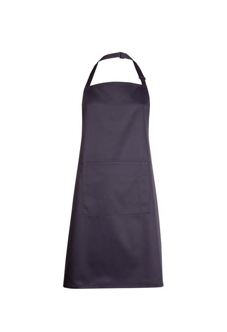 Bib Apron with Pocket – Black