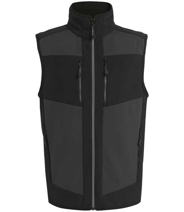 Regatta E-Volve Unisex Two Layer Soft Shell Bodywarmer – Ash/Black