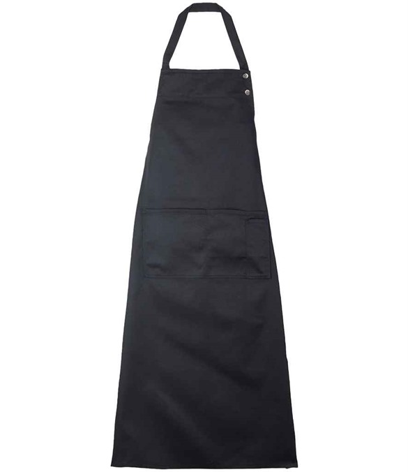 NEOBLU Edgar Poly/Cotton Bib Apron – Deep Black