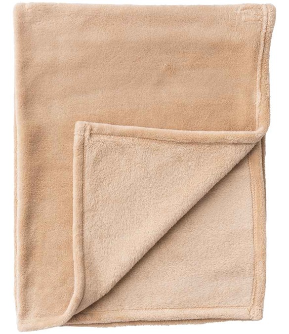 Brand Lab Pet Teddy Fleece Blanket – Camel