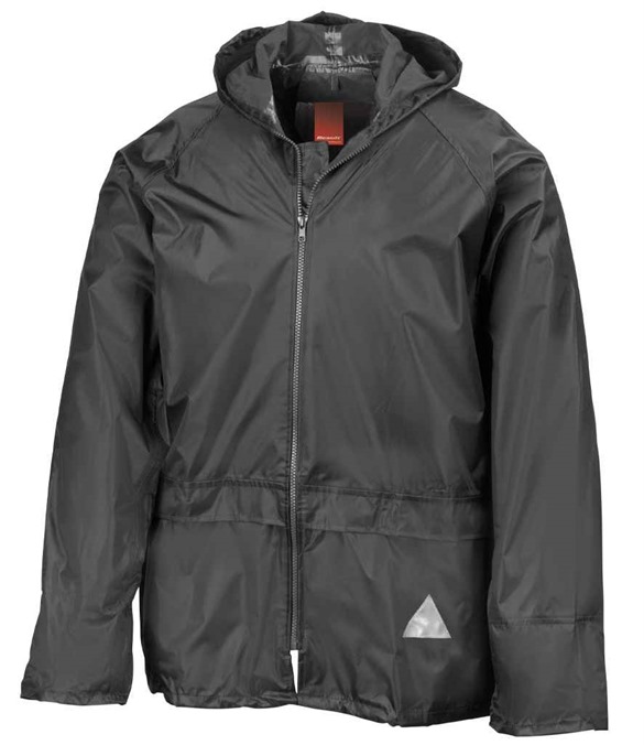 Result Waterproof Jacket/Trouser Suit in Carry Bag – Black