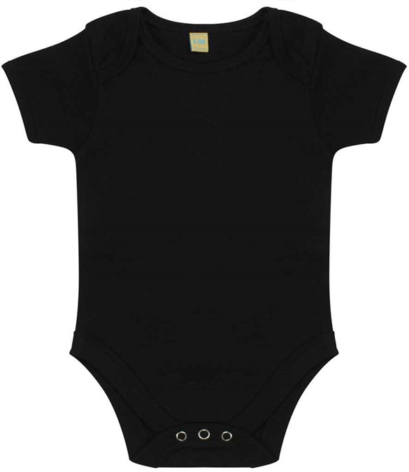 Larkwood Short Sleeve Baby Bodysuit – Black