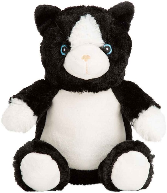 Mumbles Printme Mini Animals – Black/White Cat