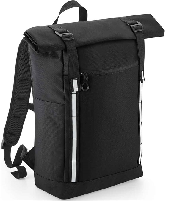 Quadra Urban Commute Roll-Top Backpack – Black