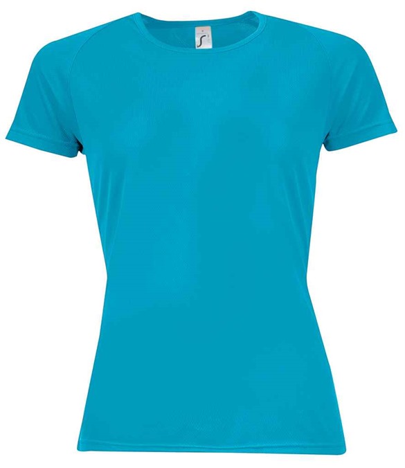 SOL'S Ladies Sporty Performance T-Shirt – Aqua