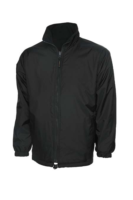 Classic Reversible Fleece Jacket – Black